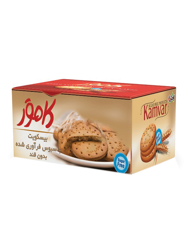 بیسکوئیت سبوس کوچک کامور